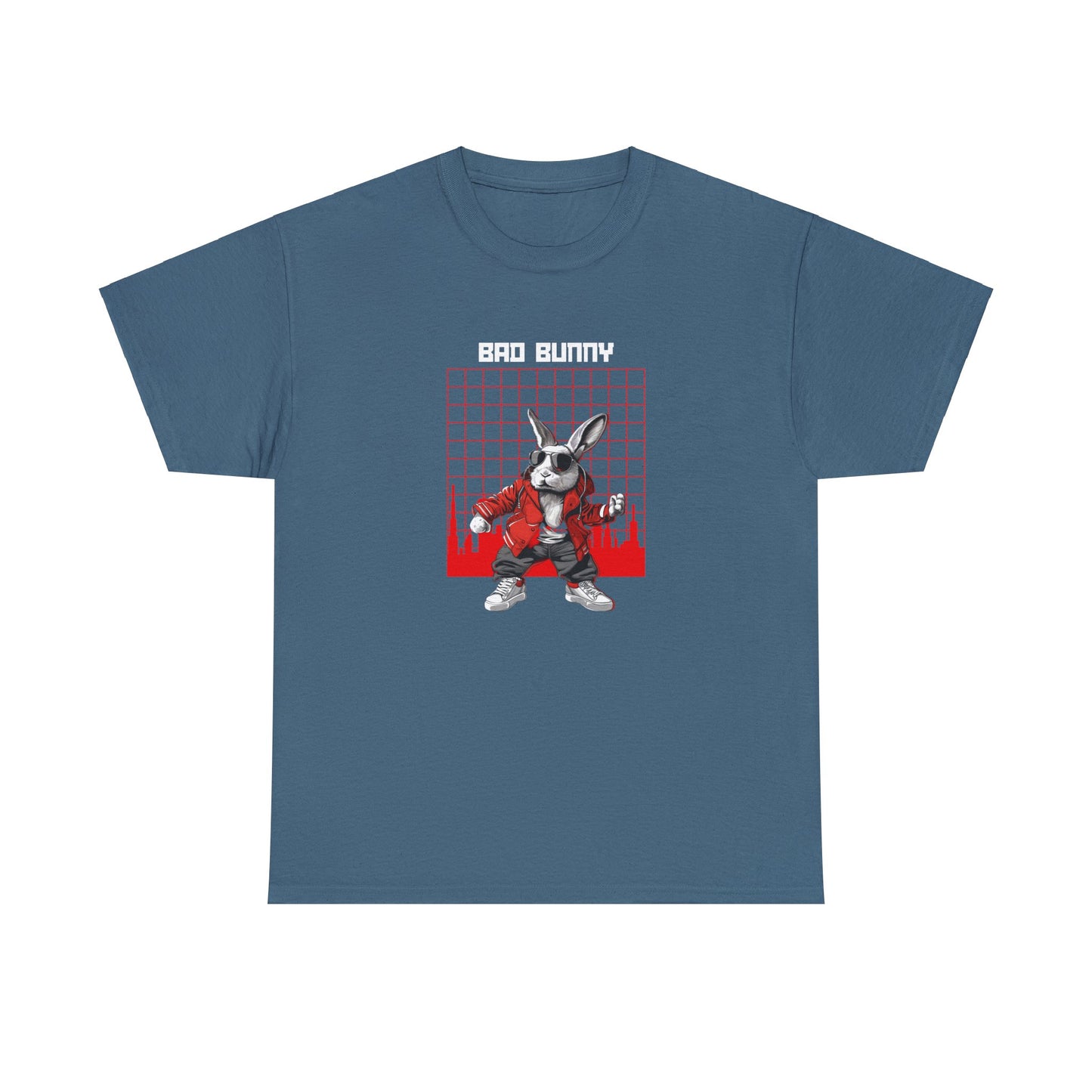 BAD BUNNY Unisex T-Shirt, Cartoon Bunny, Gangster Bunny