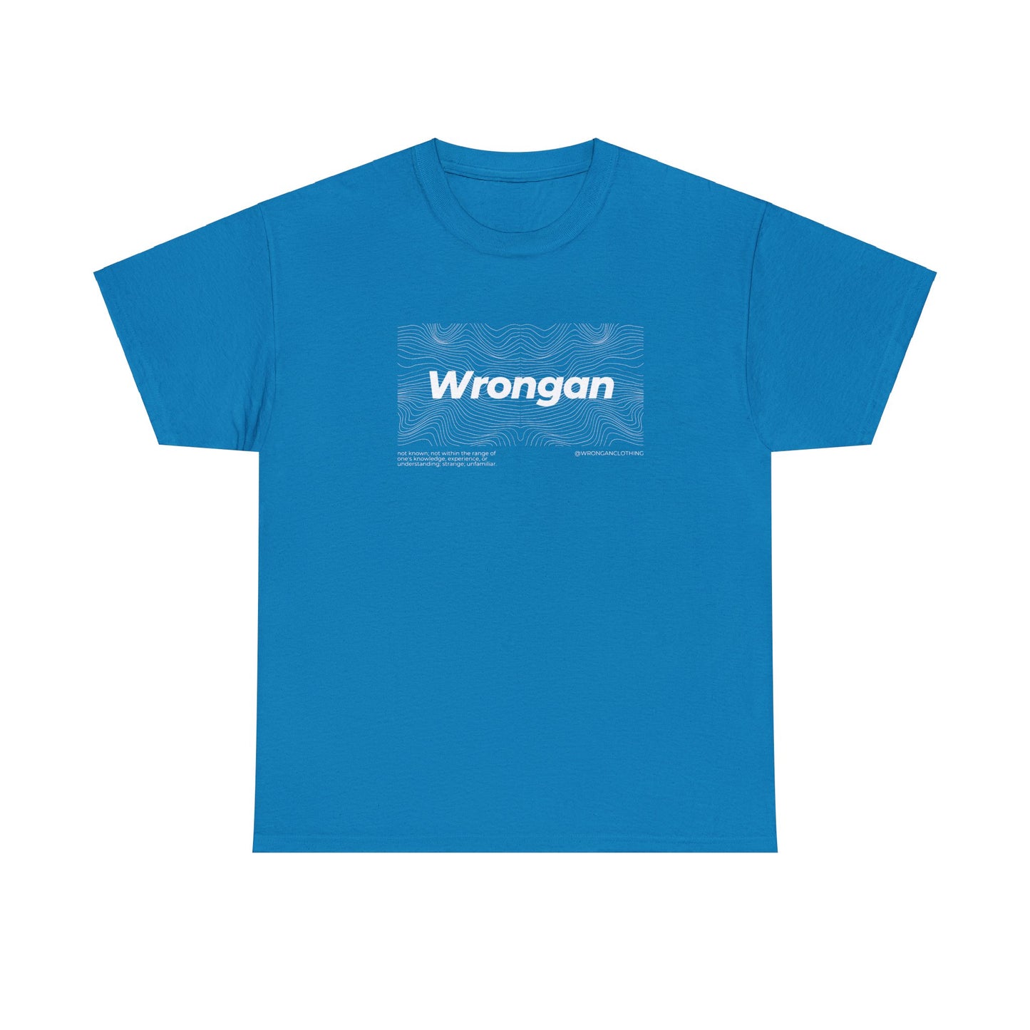 Wrongan Rebel Tee - Unisex Design - Perfectly Imperfect, Uniquely You